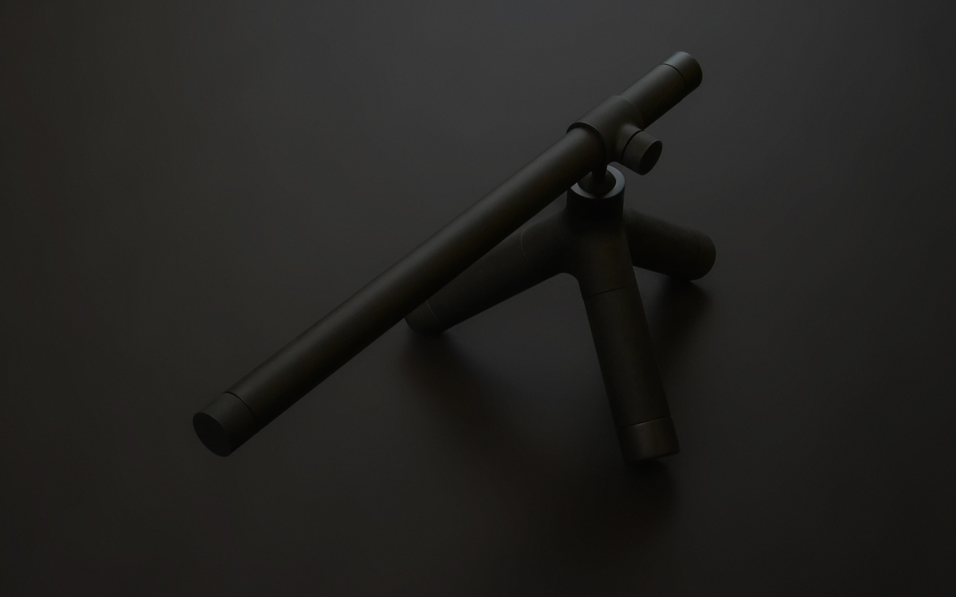 KI，Lamp design，black，