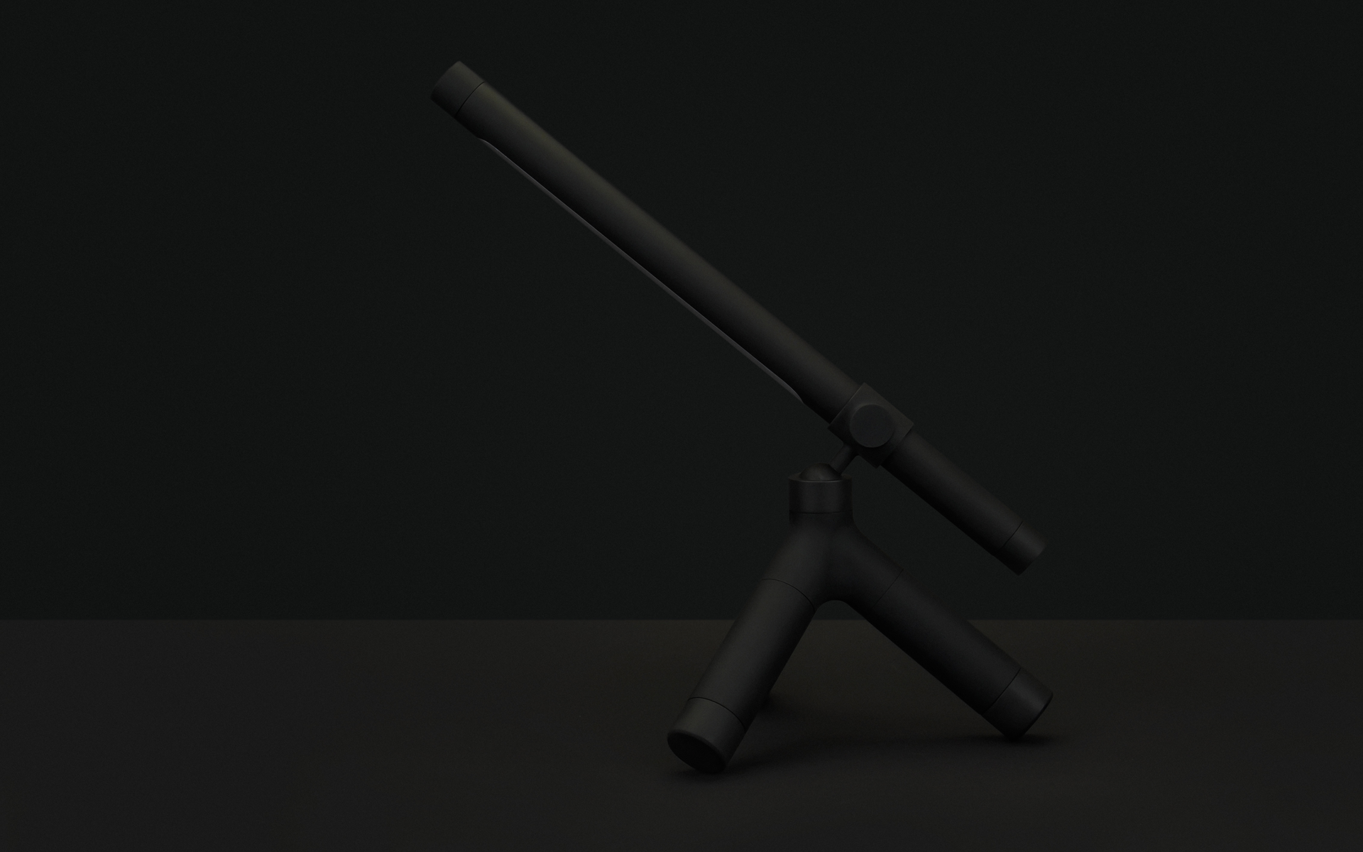 KI，Lamp design，black，