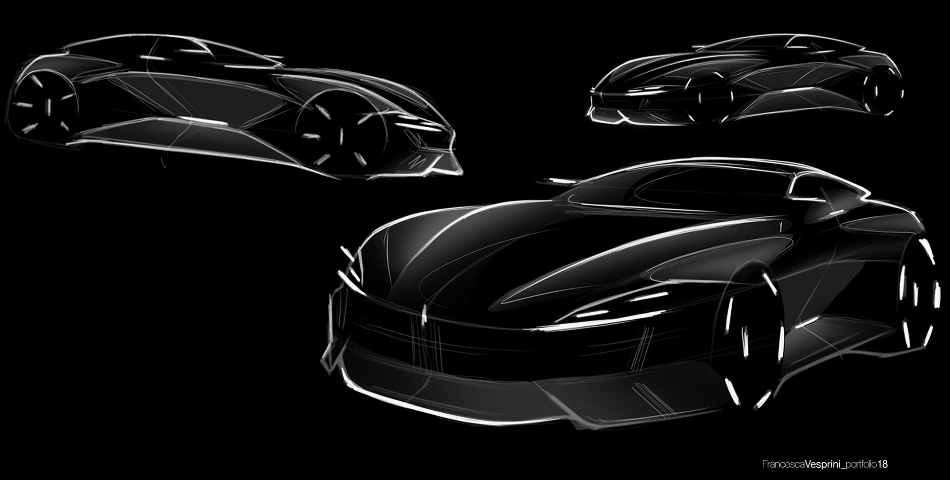 Computer production，draft，Automobile design，sample reels，