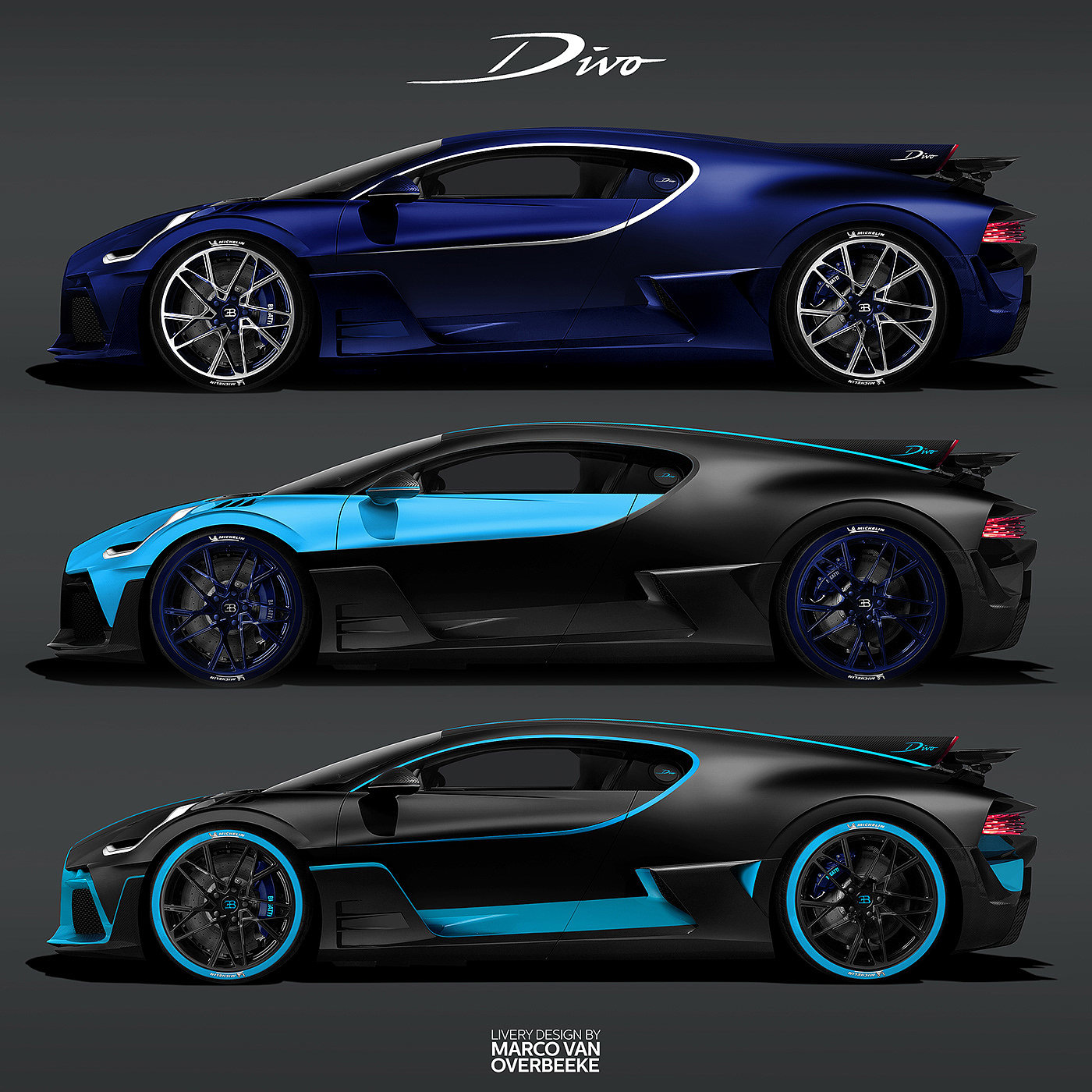 Diva，bugatti，Sports car，Design concept，