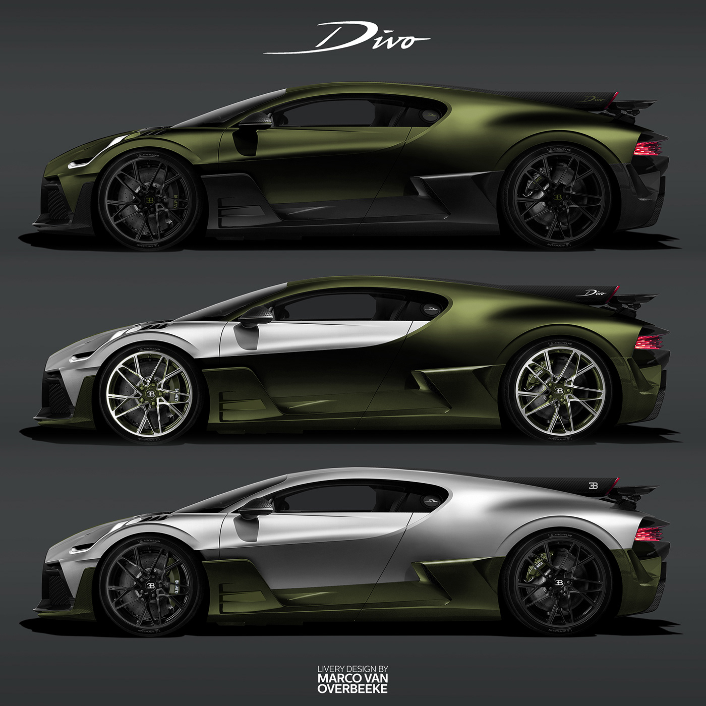 Diva，bugatti，Sports car，Design concept，