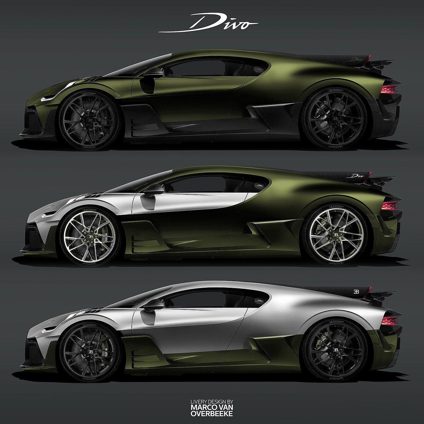 Diva，bugatti，Sports car，Design concept，