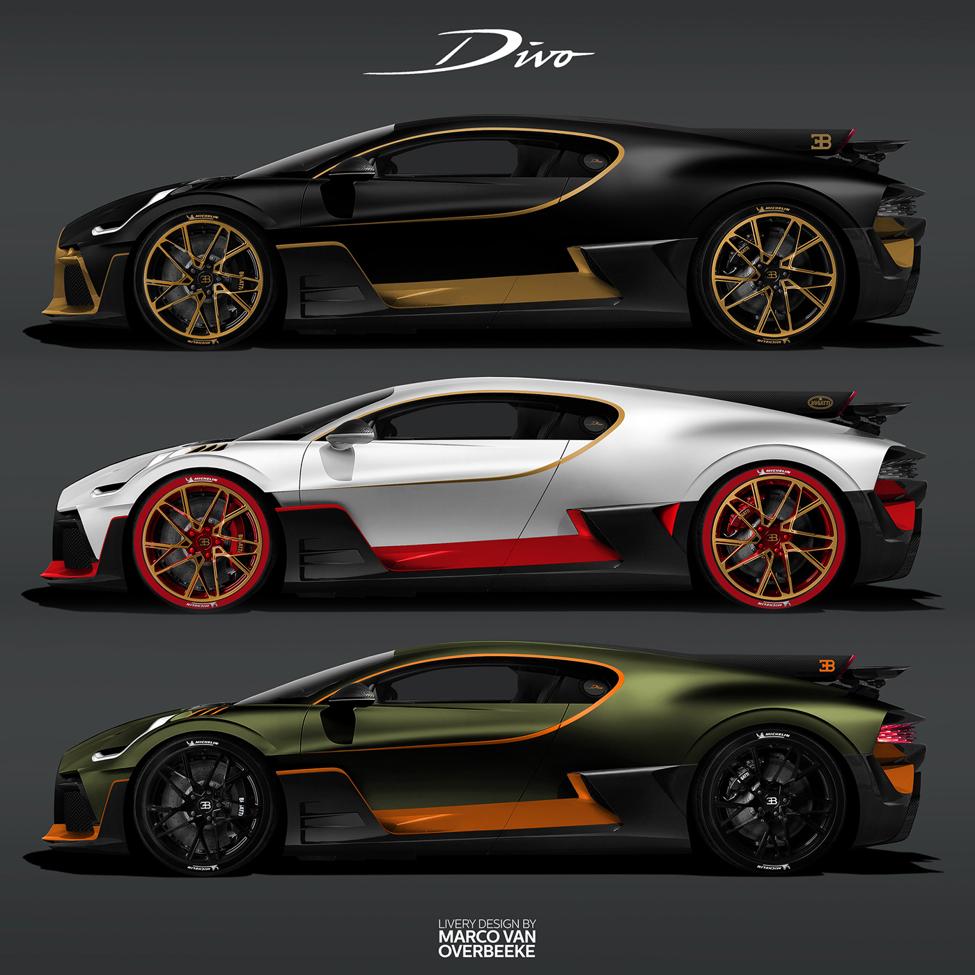 Diva，bugatti，Sports car，Design concept，