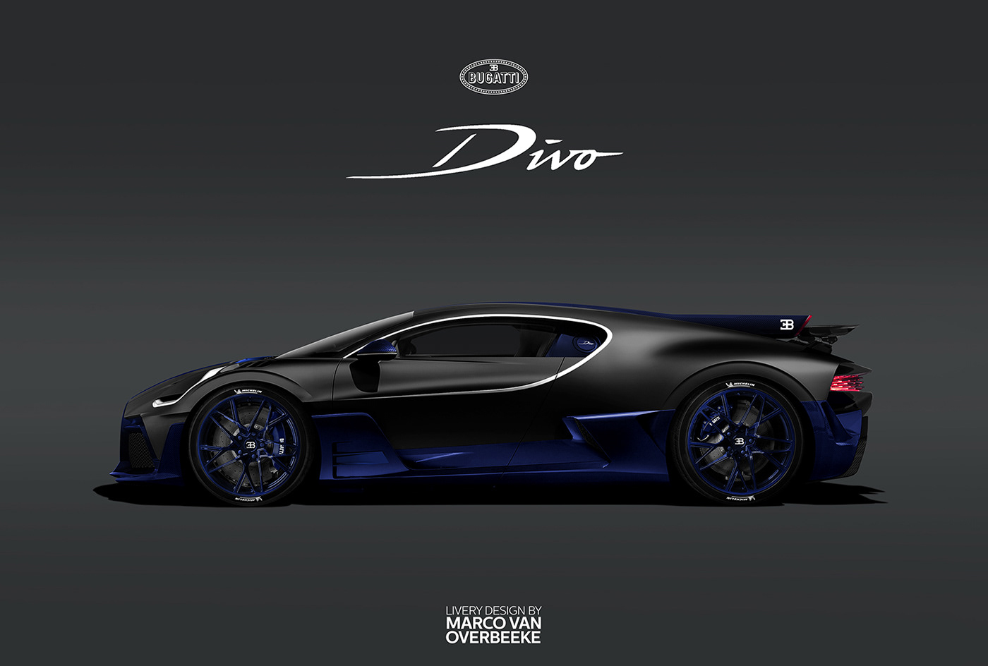 Diva，bugatti，Sports car，Design concept，