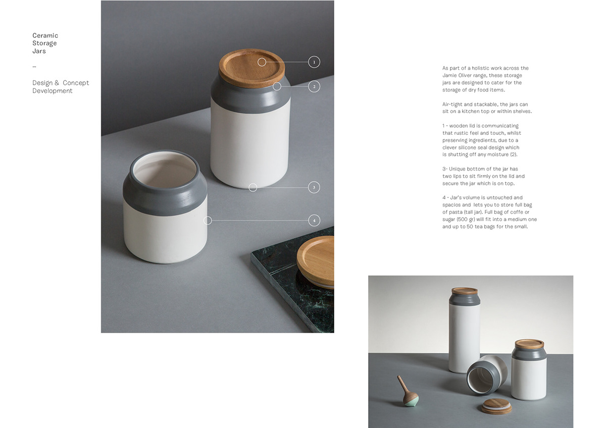 JAMIE OLIVER，ceramics，Sealed tank，kitchen，sketch，