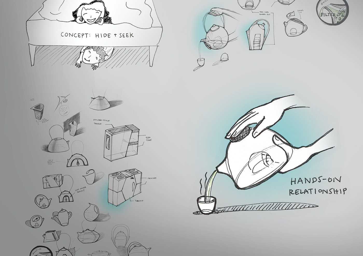 product design，industrial design，interest，teapot，