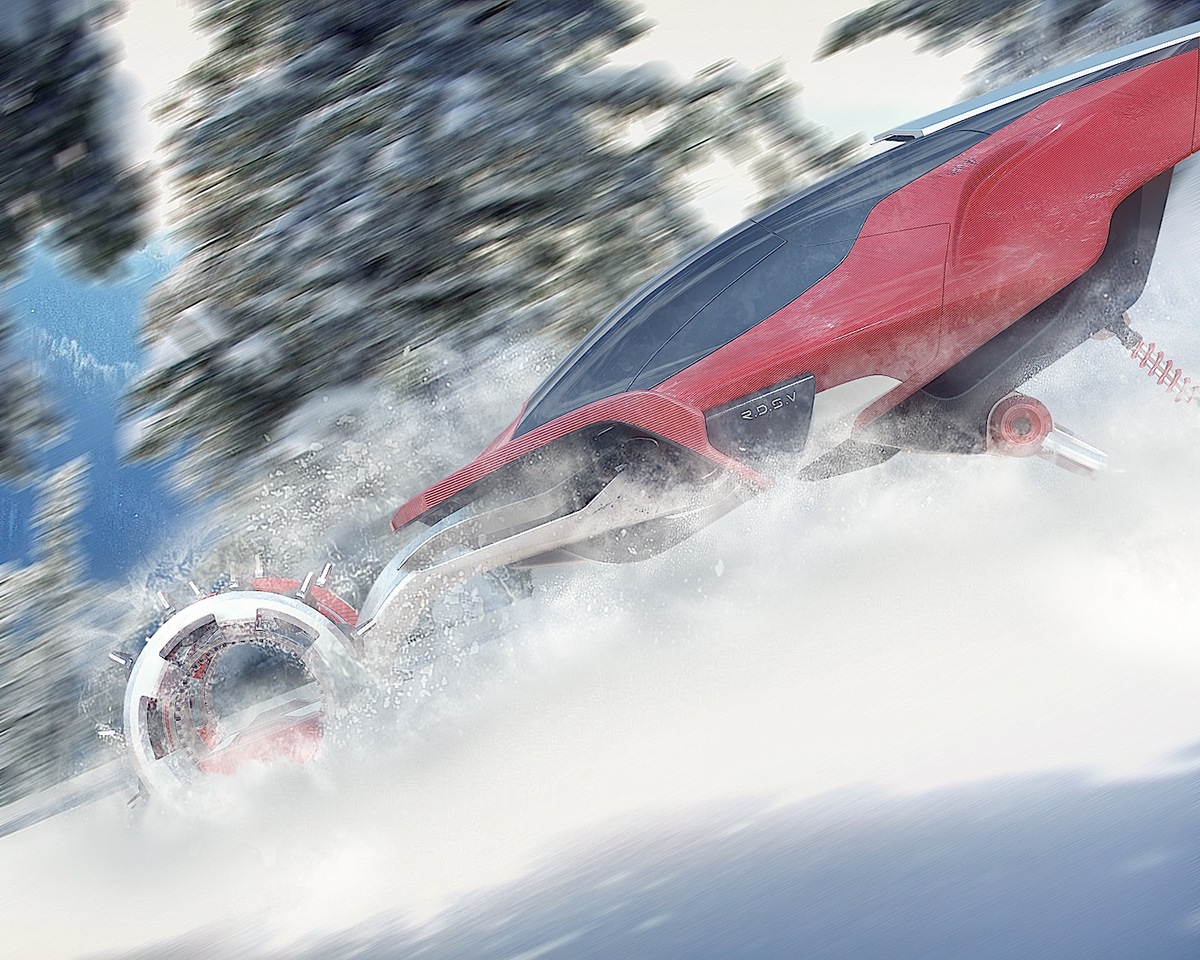 Rdsv，fast，Snowmobile，polar region，special-purpose，sketch，