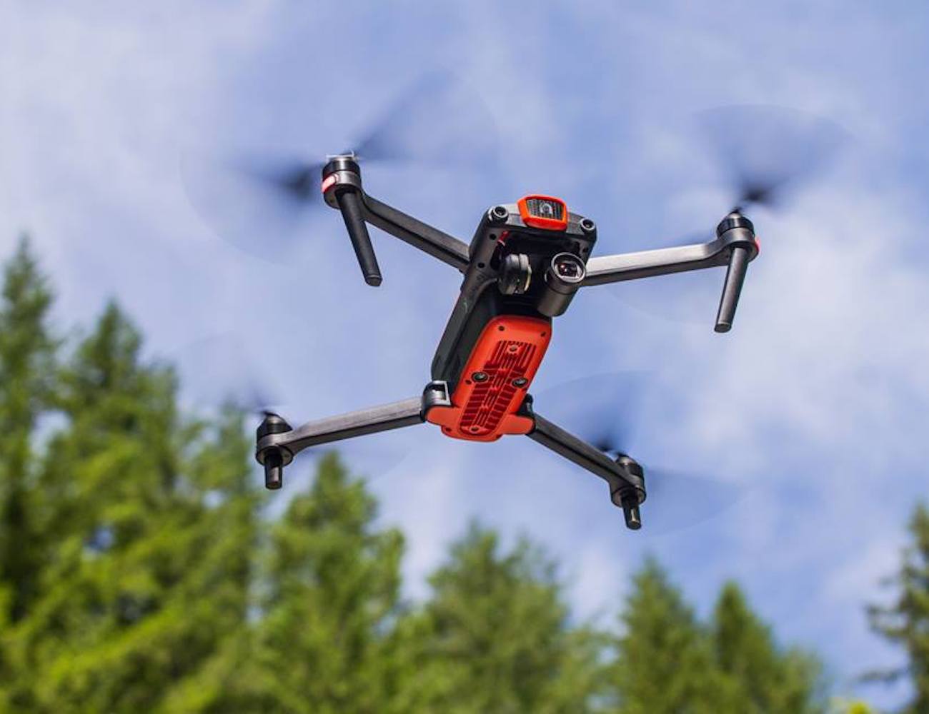 Autel Robotics，EVO，UAV，orange，fold，