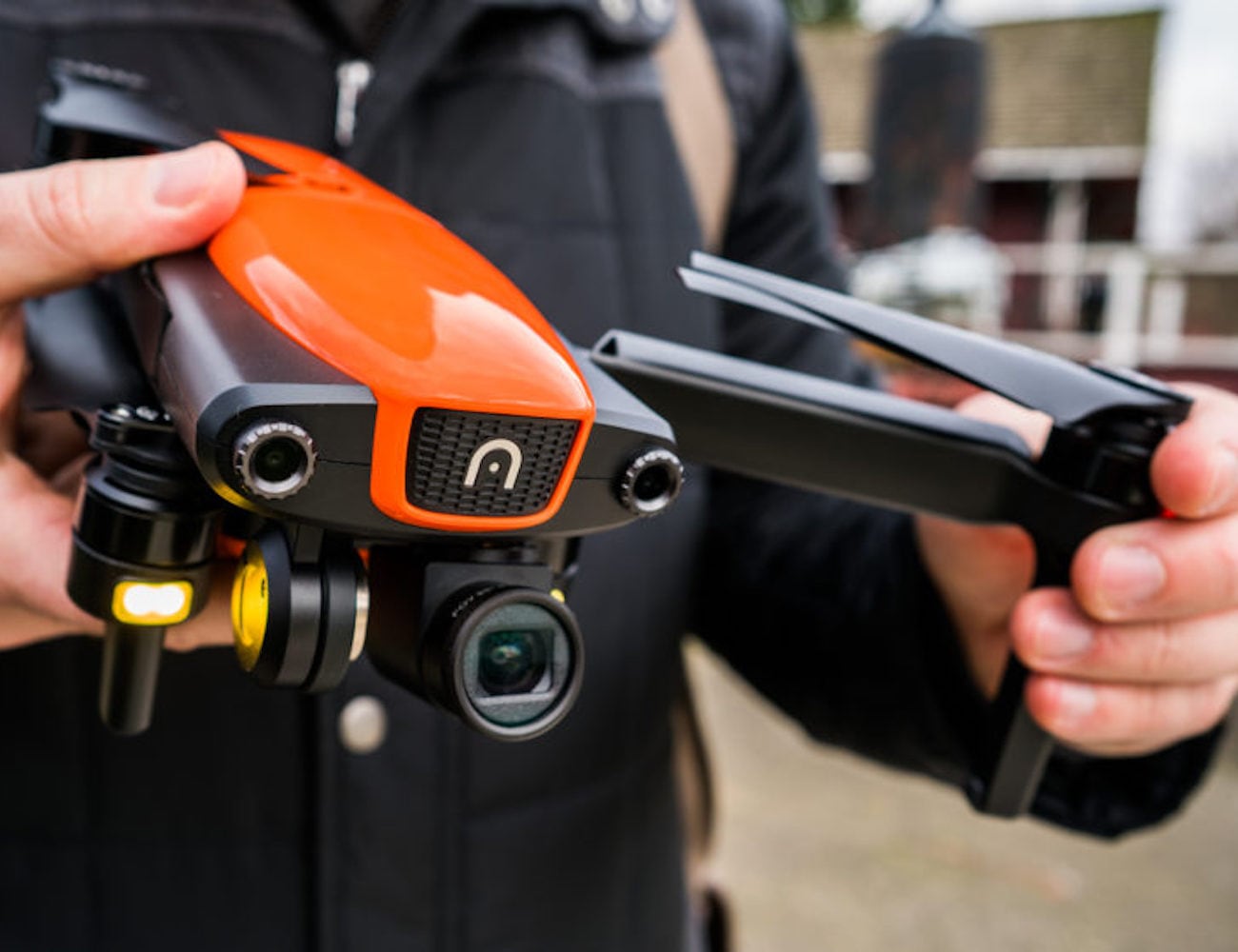 Autel Robotics，EVO，UAV，orange，fold，