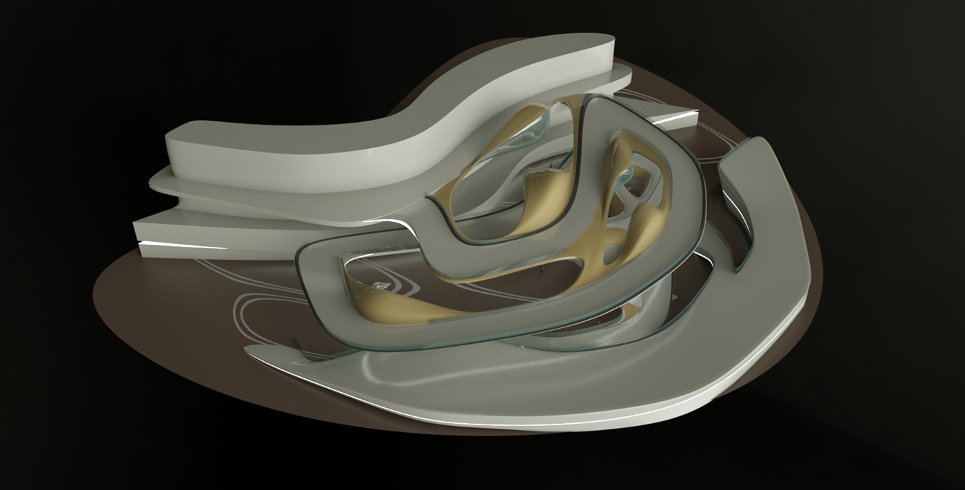 Architectural design，industrial design，Learning Center，concept，Architecture，