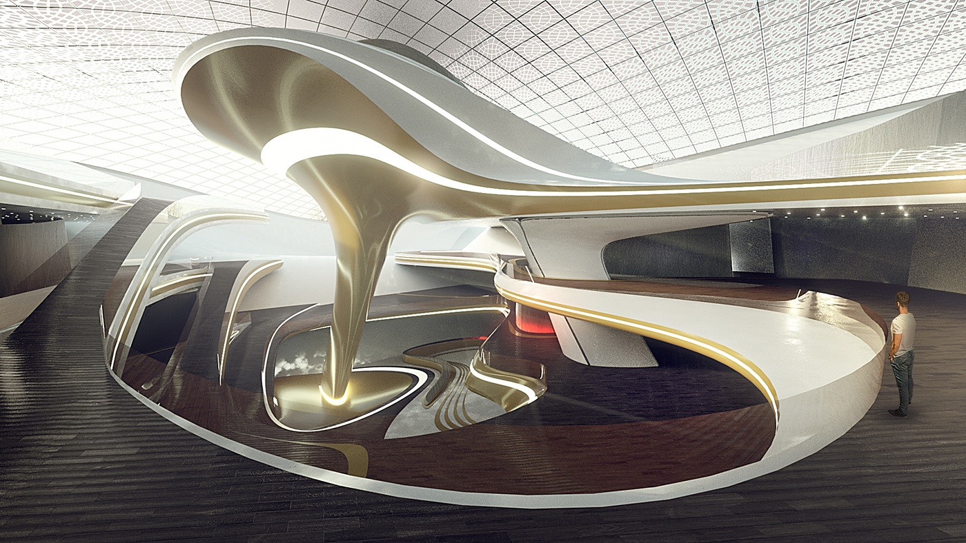 Architectural design，industrial design，Learning Center，concept，Architecture，