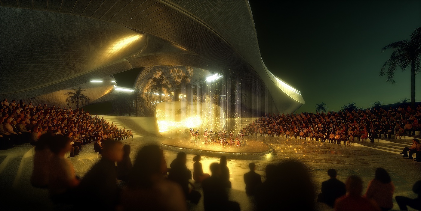 Architectural design，industrial design，Learning Center，concept，Architecture，