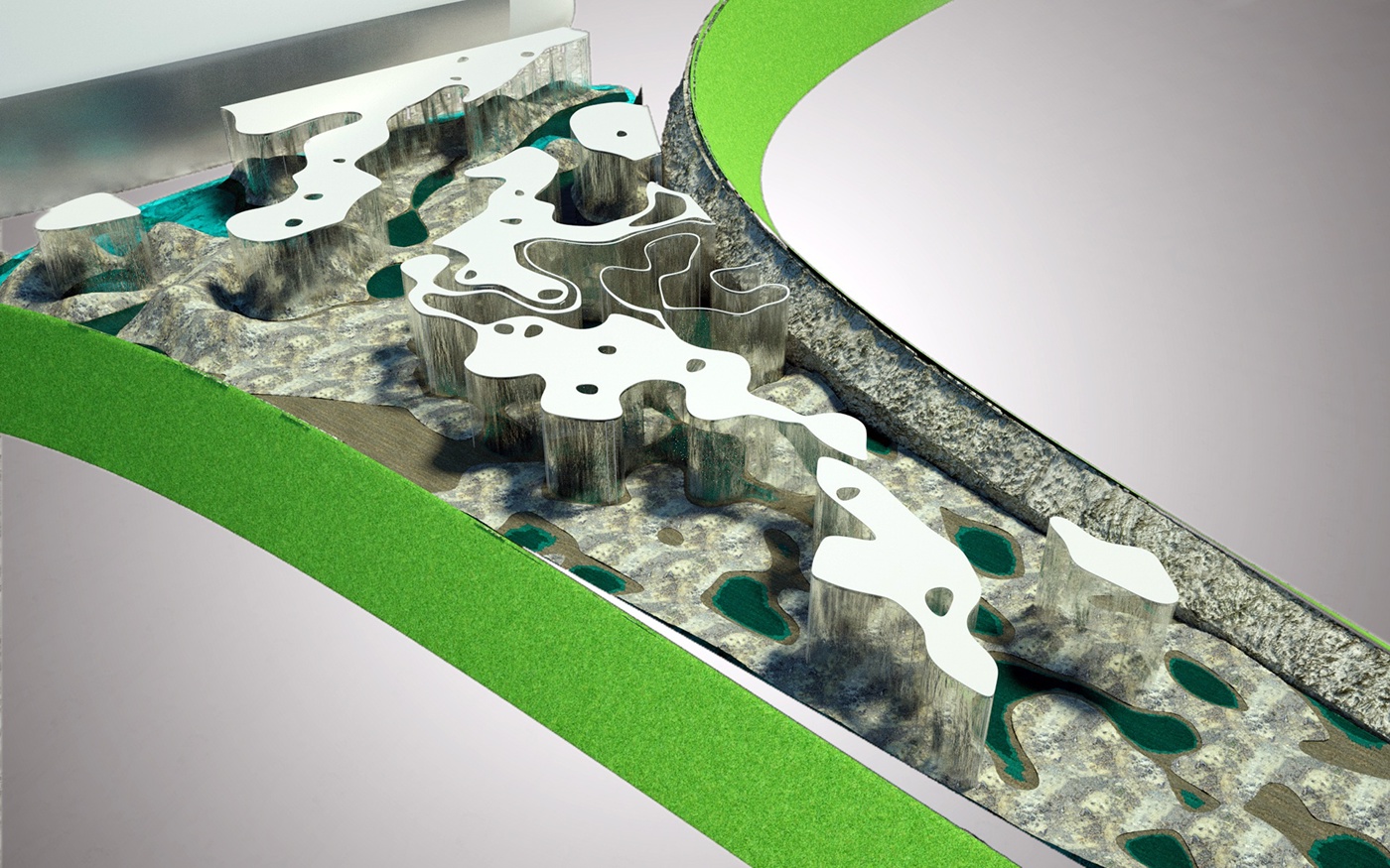 Architectural design，industrial design，Learning Center，concept，Architecture，