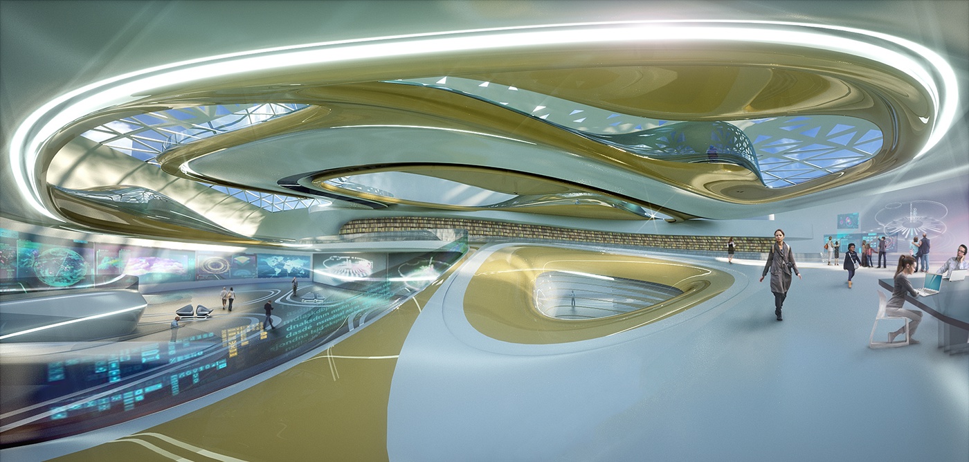 Architectural design，industrial design，Learning Center，concept，Architecture，