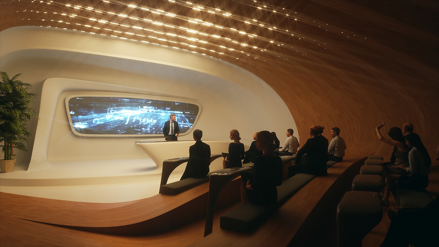 Architectural design，industrial design，Learning Center，concept，Architecture，