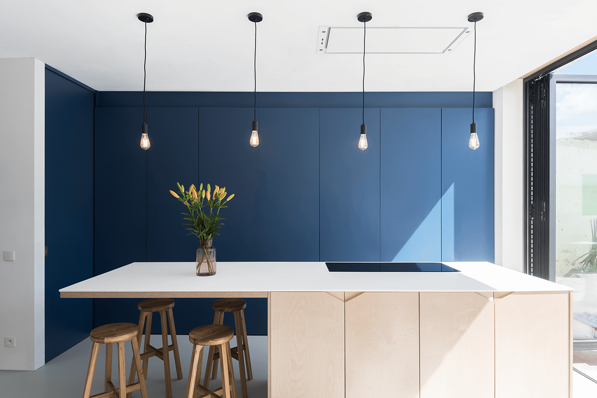 MAS studio，Belgium，kitchen，blue，New Gate，