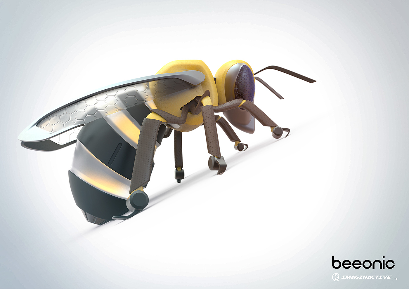 传粉，仿生，蜜蜂，仿生设计，beeonic，