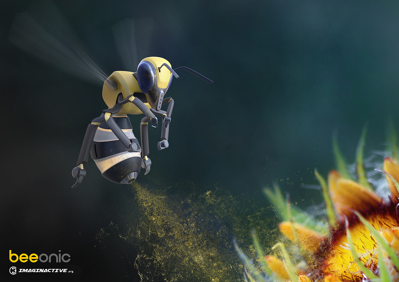 pollination，bionics，honeybee，Bionics Design ，beeonic，