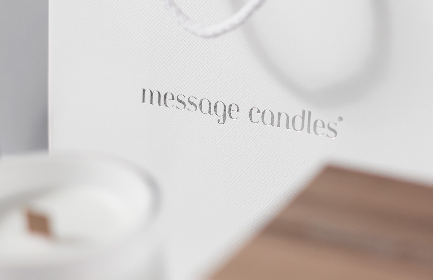 packing，Brand promotion，candle，message candles，