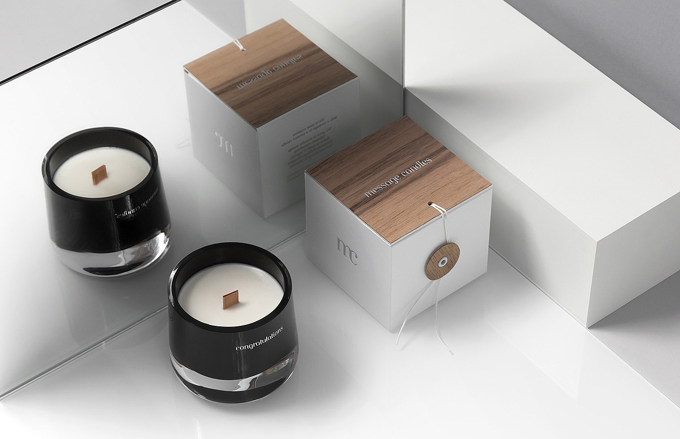 packing，Brand promotion，candle，message candles，