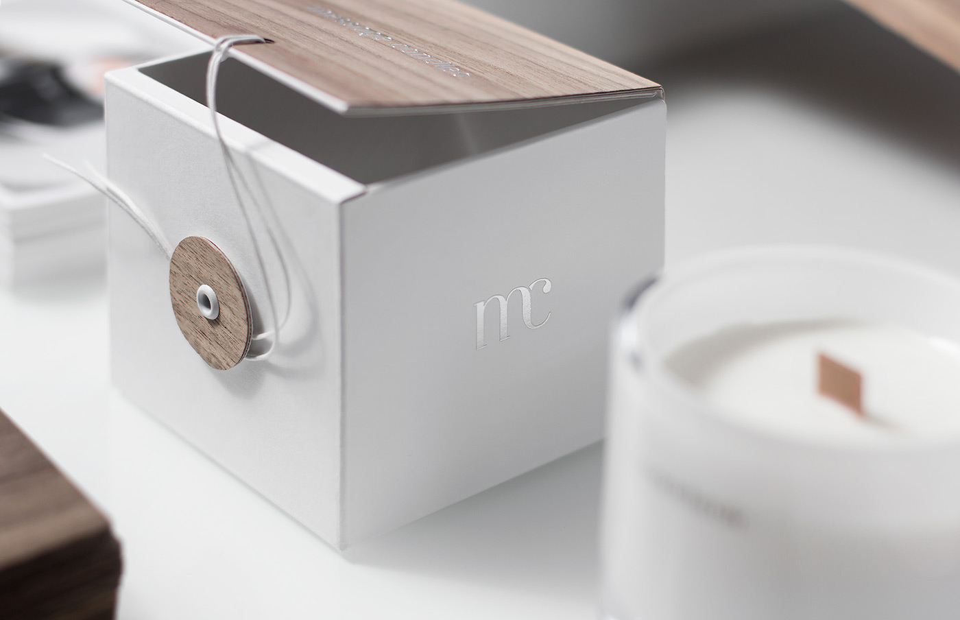 packing，Brand promotion，candle，message candles，