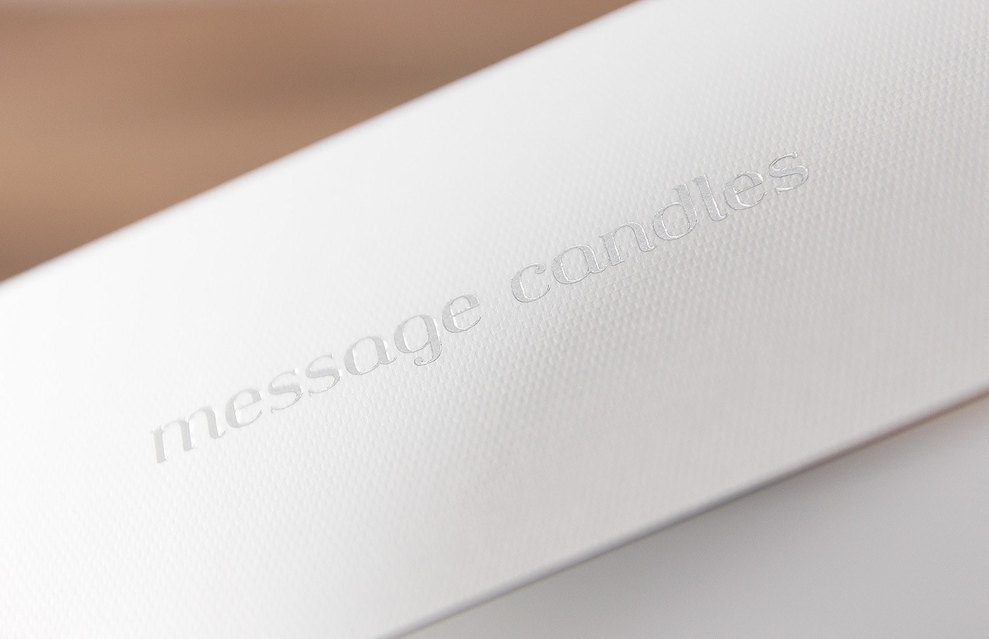 packing，Brand promotion，candle，message candles，