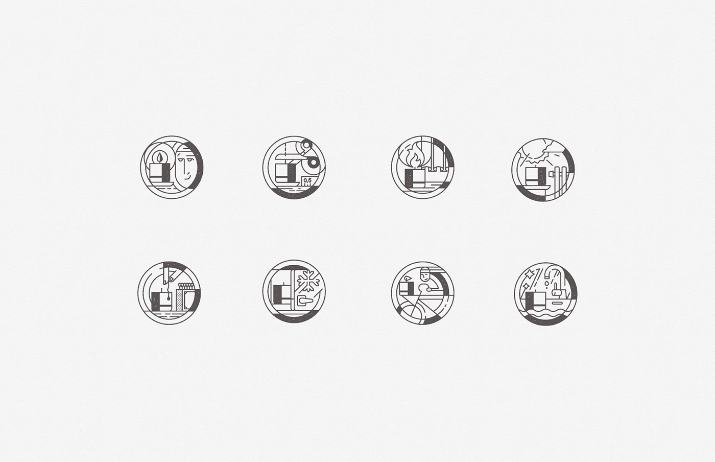 packing，Brand promotion，candle，message candles，