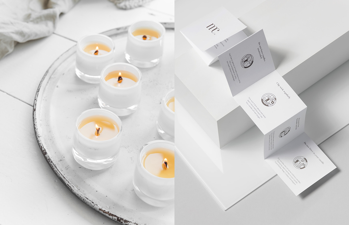 packing，Brand promotion，candle，message candles，