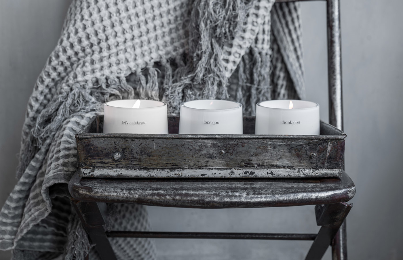 packing，Brand promotion，candle，message candles，