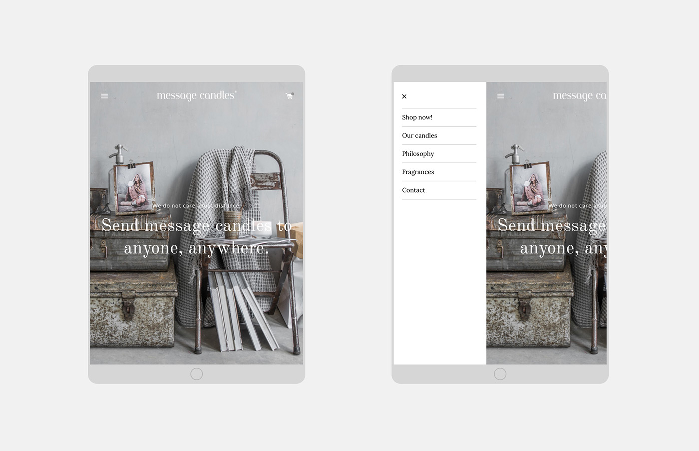 packing，Brand promotion，candle，message candles，