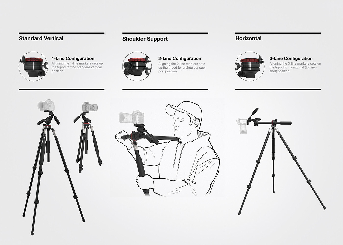 Tools and equipment，Multifunctional tripod，K3，