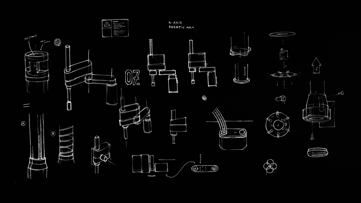 product design，conceptual design，Robot arm，