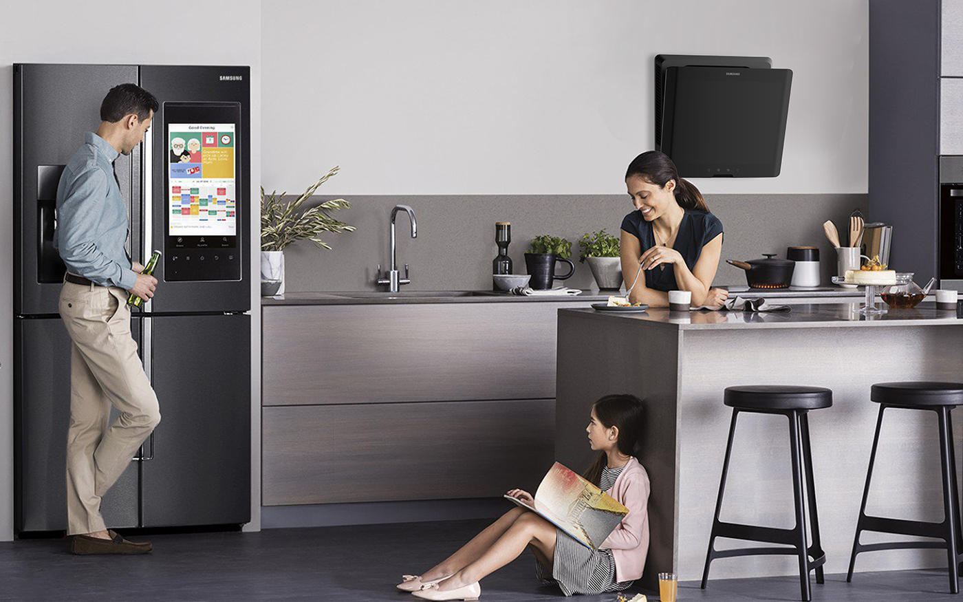 Rec，Range hood，Refrigerator，interactive，screen，videotape，