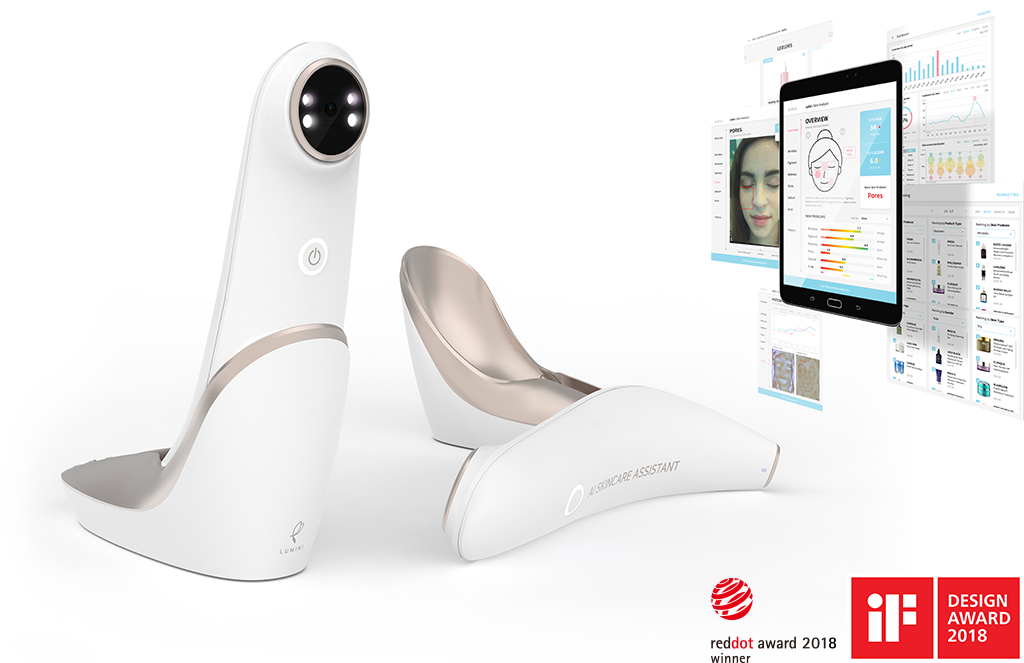 Skin care instrument，LIGHTS，Beauty products，2018 red dot award，