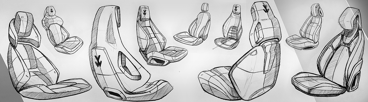 random，Sketches，automobile，sketch，Render，aggregate，brand，