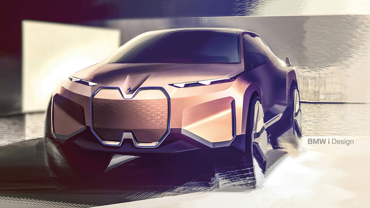 Automobile design，VISION INEXT，bmw，