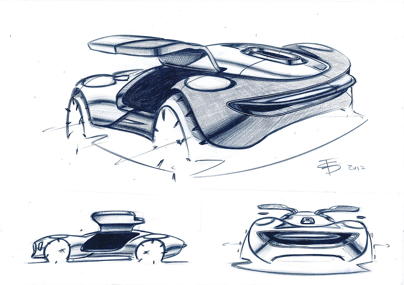 Automobile design，conceptual design，Large scale tourism，Jaguar，