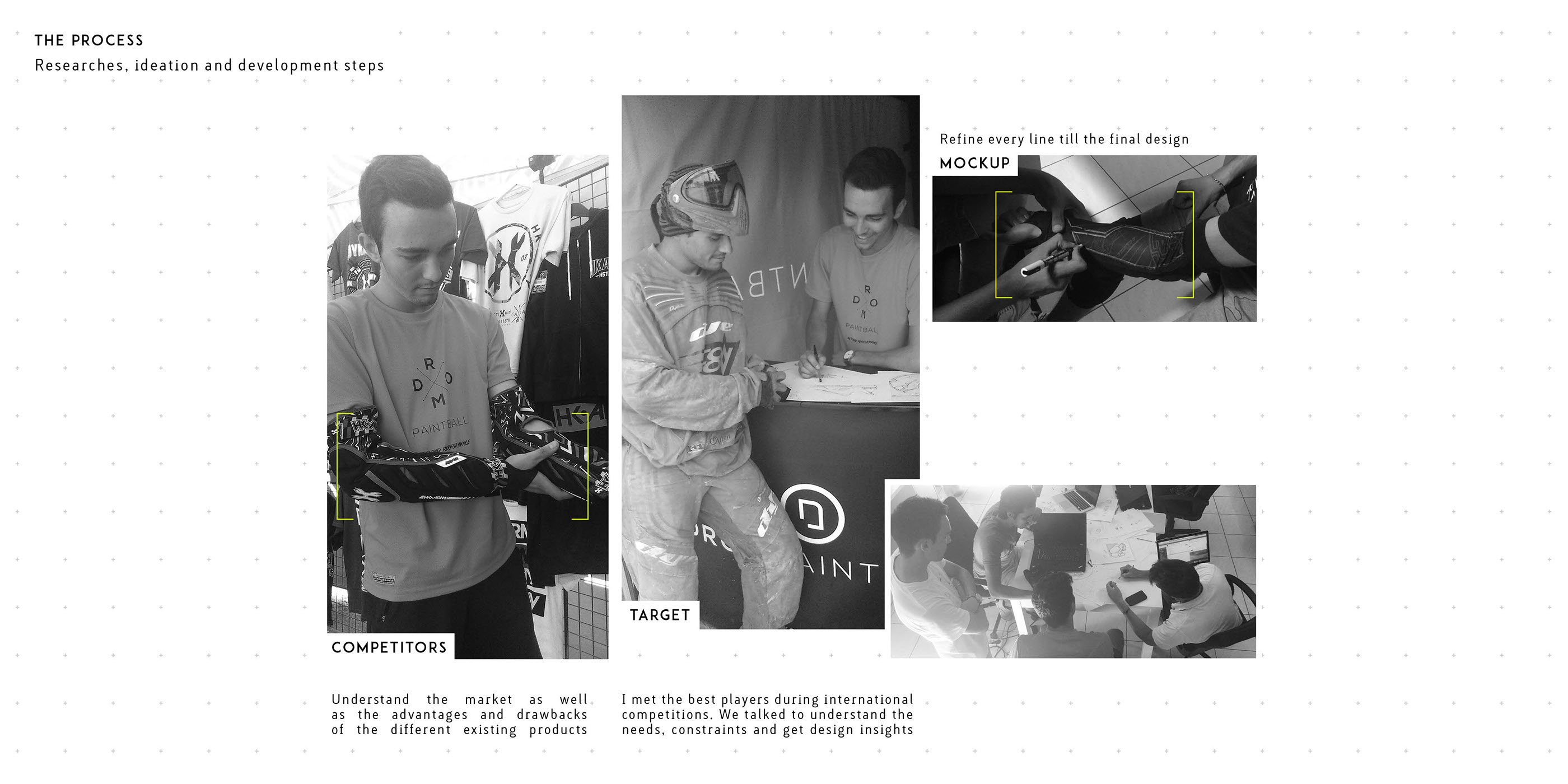 product design，Color bullet shooting protective equipment，DROM，