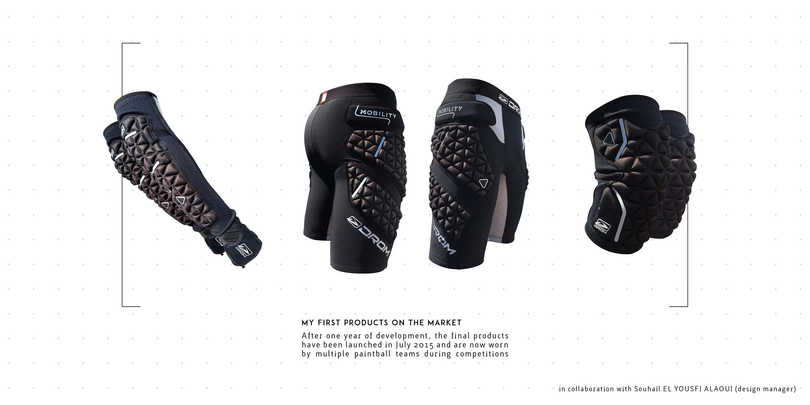 product design，Color bullet shooting protective equipment，DROM，