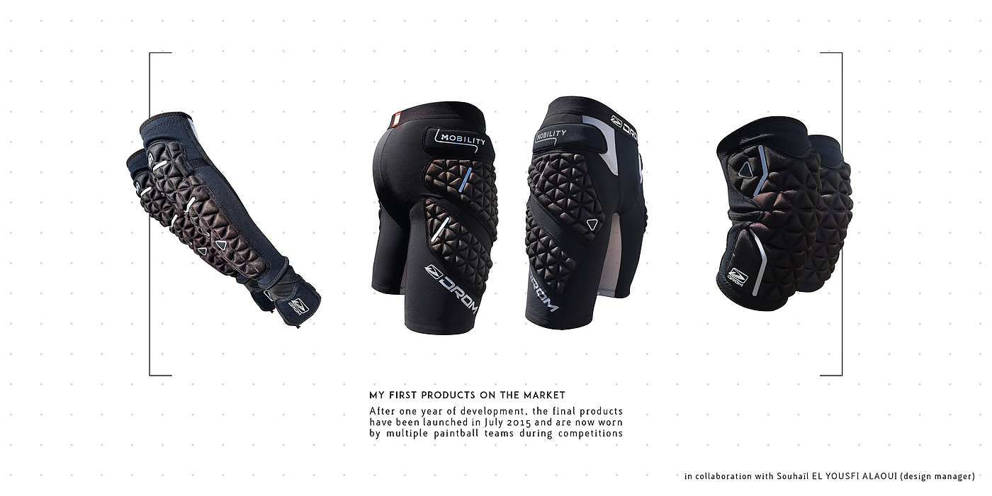 product design，Color bullet shooting protective equipment，DROM，