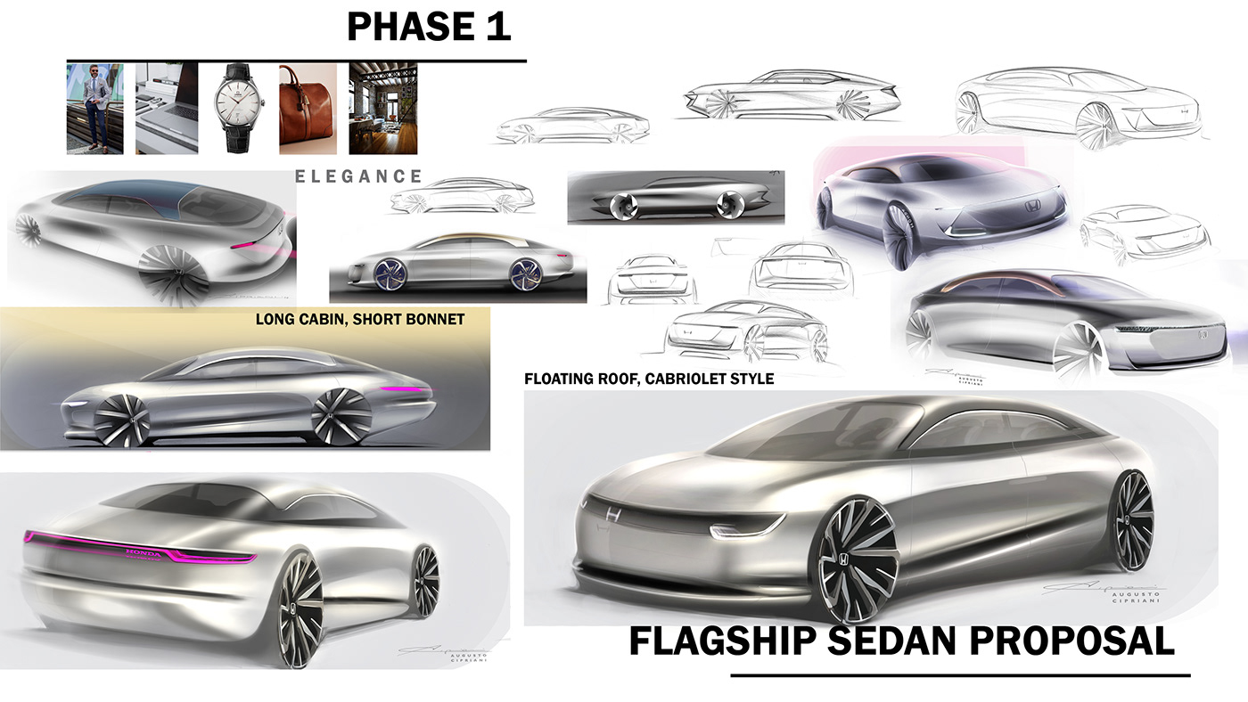 sketch，Design，automobile，Honda，honda，