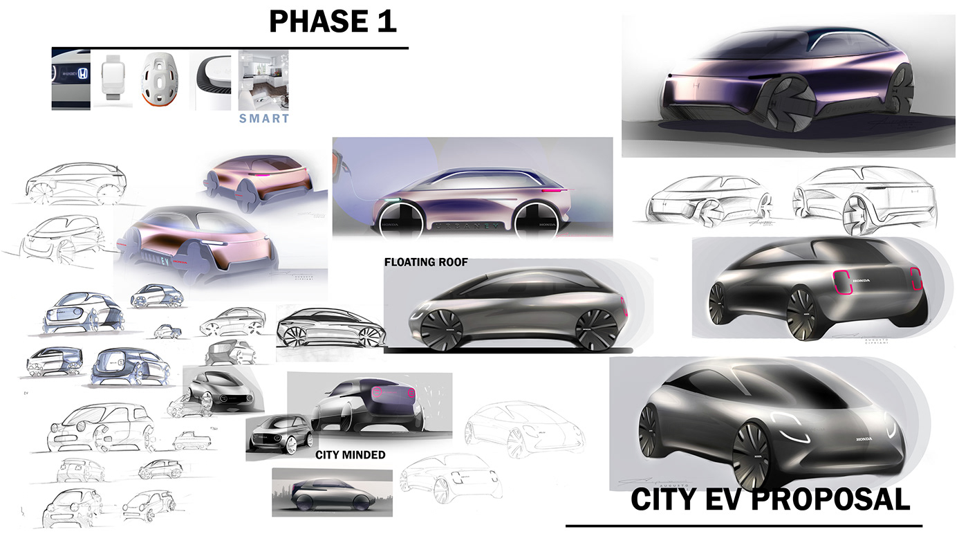 sketch，Design，automobile，Honda，honda，