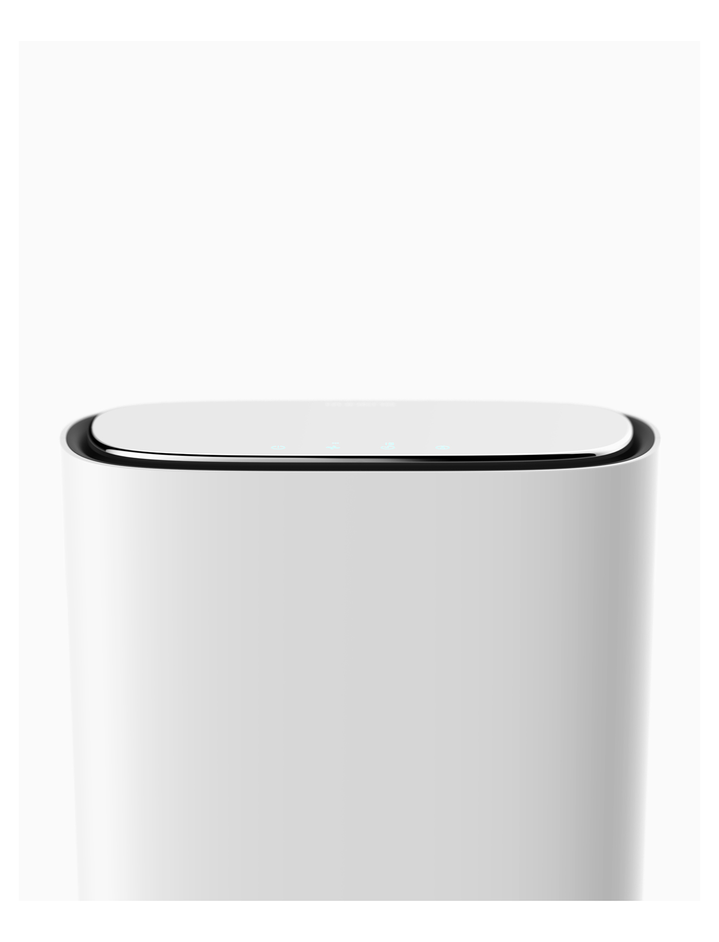 air cleaner，small-scale，white，industrial design，product design，