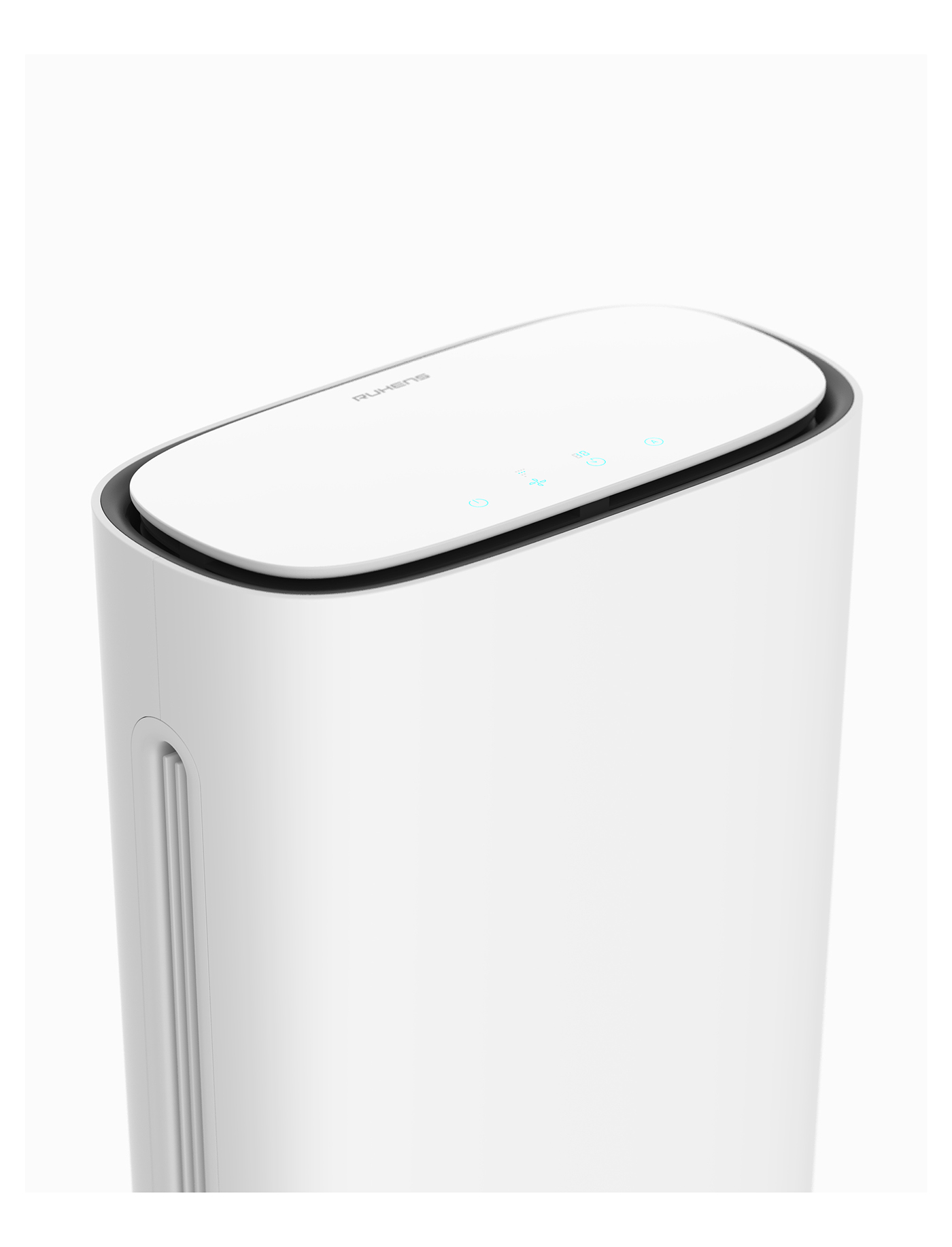 air cleaner，small-scale，white，industrial design，product design，