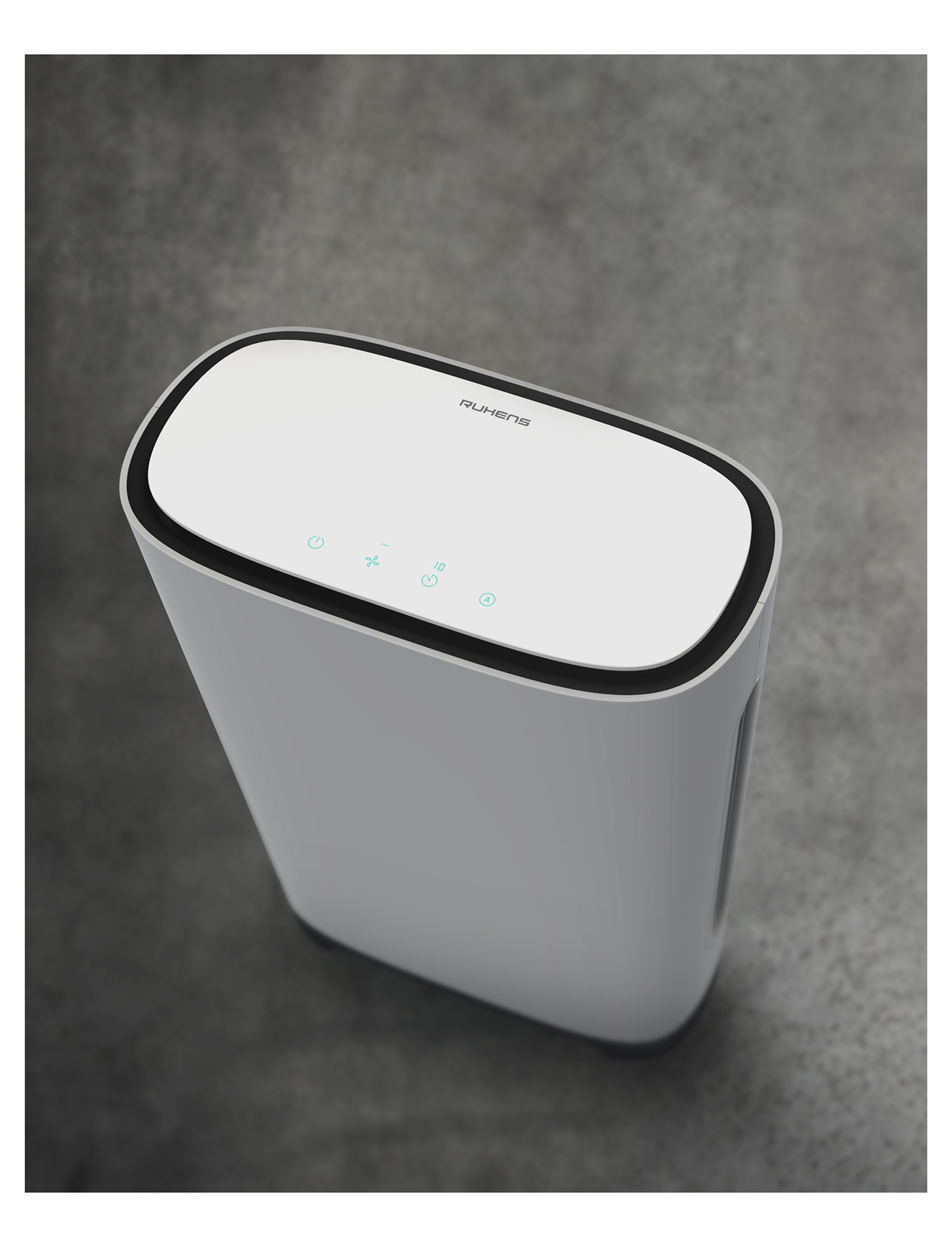 air cleaner，small-scale，white，industrial design，product design，