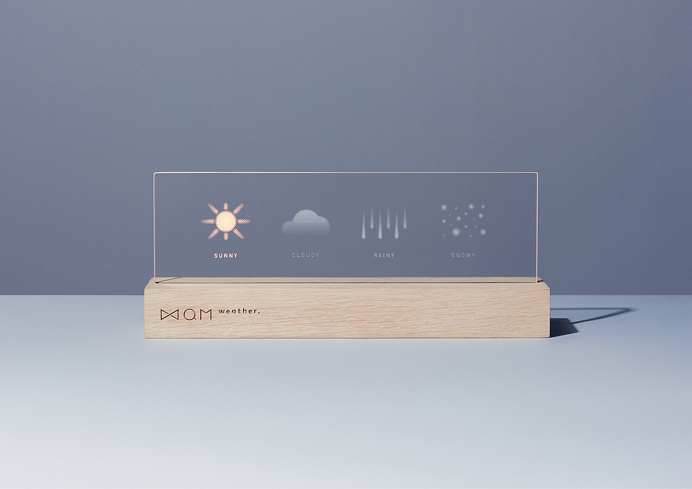Weather forecaster，product design，industrial design，2018 red dot award，