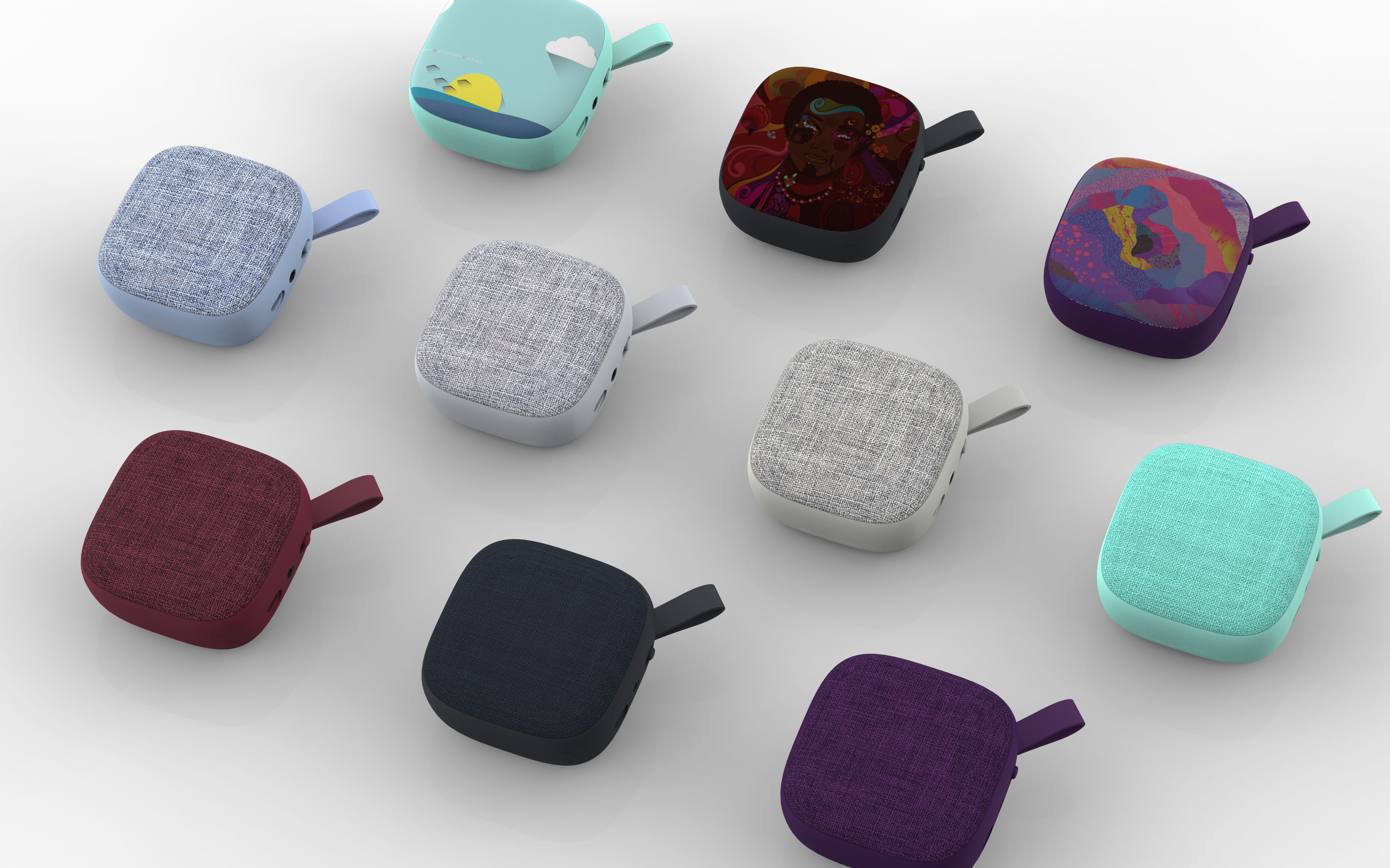 2016，outdoors，Portable，Mini，fabric art，Bluetooth Speaker ，