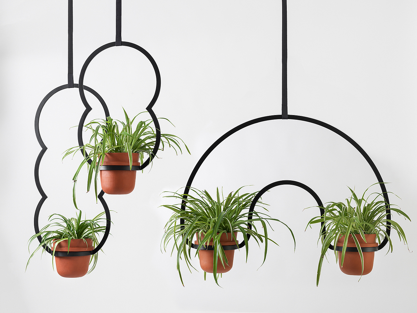 Brick color，Kuiper Belt，Flowerpot，Hanging type，