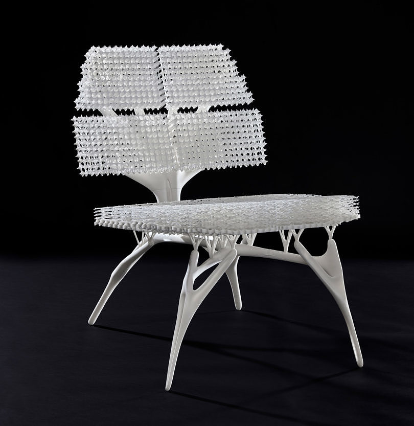 椅子，3d打印，RADIOLARIA，聚合物粉末，聚酰胺/PA，