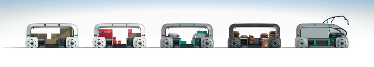 product design，industrial design，renault，Driverless，Electric，concept，truck，